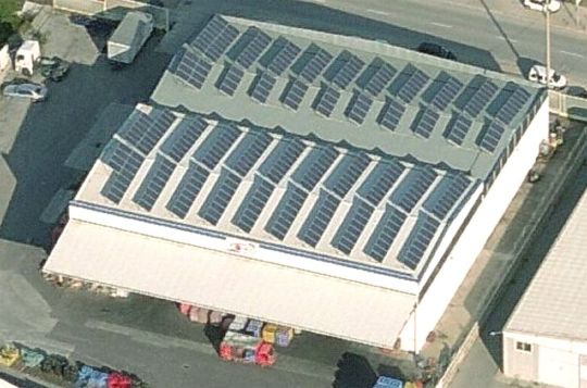 Instalación solar fotovoltaica en la plataforma de Manresa