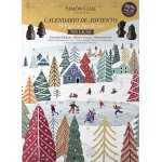 Calendario De Adviento Simón Coll Figuras Navidad 3d 70% Cacao 216 Gr - 36747
