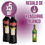 Vermut Yzaguirre Rojo 1 Lt 5 Bot + 1 Bot Blanco 1lt S/c - 83621