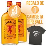 Whisky Fireball 70 Cl 3 Amp 33º + Samarreta - 83622