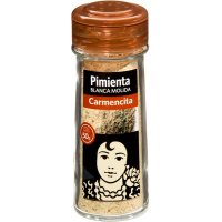 Pimienta Blanca Carmencita Molida Tarro Vidrio 50 Gr - 10678