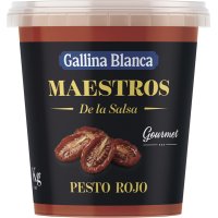 Salsa Fresca Para Pasta Gallina Blanca Maestros Gourmet Pesto Rojo Tarrina Con Tapa 1 Kg - 10788