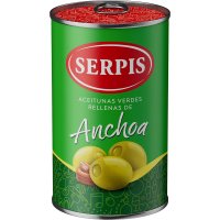 Aceitunas Serpis Rellena Anchoa Lata 300 Gr - 11092