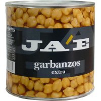 Garbanzos Ja'e Extra Cocidos Lata 3 Kg - 12291