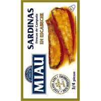 Sardines Miau A Escabetx 3/4 Llauna Rr 125 Gr Abrefcil - 12787