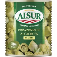 Alcachofa Alsur Corazones 30/40 Lata 3 Kg - 12908