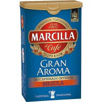 Café Marcilla Gran Aroma Descafeinado Molido Clickpaq 200 Gr - 13089