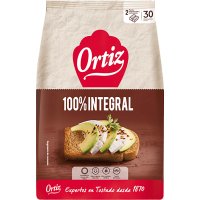 Pan Ortiz Integral Tostado Bolsa 324 G 30 Rebanadas - 13288