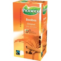 Tè Pickwick Rooibos Original Filtre Pack 3 25 Unitats - 13459