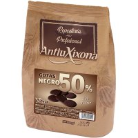 Gotes De Xocolata Antiu Xixona 47.5% Negre 1 Kg - 13553