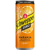 Refresco Schweppes Zero Naranja Lata 33 Cl Pack 8 Premcollar - 1491