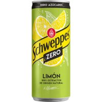 Refresco Schweppes Zero Limón Lata Sleek - 1520