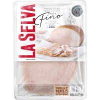 Pechuga De Pavo La Selva Corte Fino Cocida Bandeja 100 Gr - 15281