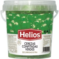 Cerezas Helios Confitadas Verdes Cubo 1 Kg - 15463