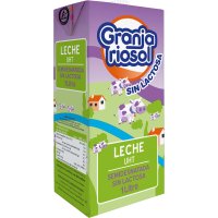 Leche Granja Riosol Sin Lactosa Semidesnatada Brik Con Tapón 1 Lt - 16092