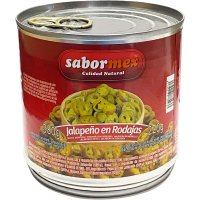 Chile Jalapeño Sabormex Rodajas Lata 380 Gr - 16218