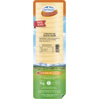 Queso Asturiana Hostelería Edam Lonchas Bandeja 1 Kg - 16267