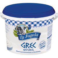 Yogur La Fageda Griego Natural Cubo 3 Kg - 16545