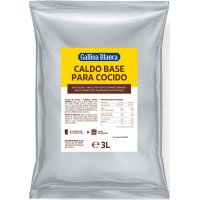 Caldo Gallina Blanca Concentrado Cocido Bajo En Sal Doy-pack 3 Lt - 16628