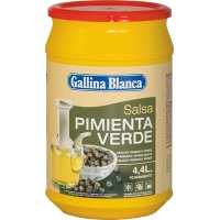 Salsa Gallina Blanca Pimienta Verde Tarro 1 Kg - 17158