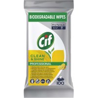Toallitas Multiusos Cif Clean & Shine Biodegradables Paquete 100 U - 18350