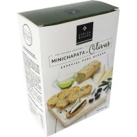 Pan Espiga Blanca Mini Chapata Olivas Tostado 80 Gr - 18611