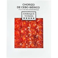 Chorizo Enrique Tomás De Cebo Iberico Loncheado Al Vacío 80 Gr - 18793