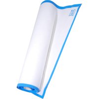 Roll Drap Roll Drap Cotó Blanc / Blau Rotlle Pretallat 40x64 Pack 10 - 18807