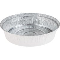 Bandeja Aluminio Macopal Redonda 1/2 Pollo 205x37 1000 Cc Pack 100 - 18848