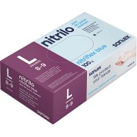 Guantes Santex Nitrilo Sin Polvo Azul Caja T-l 100 U - 18867