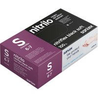 Guantes Santex Nitrilo Sin Polvo Negro Caja T-s 100 U - 18869