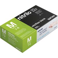 Guantes Santex Nitrilo Sin Polvo Negro Caja T-m 100 U - 18870