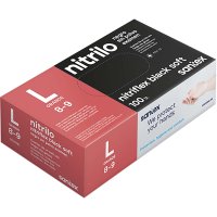 Guantes Santex Nitrilo Sin Polvo Negro Caja T-l 100 U - 18871