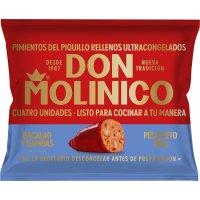 Pimiento Piquillo Don Molinico Rellenos Bacalao Y Gambas Congelados 1 Kg - 19842