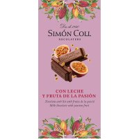 Chocolate Simón Coll Con Leche Y Fruta De La Pasión Tableta 85 Gr - 20010