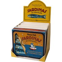 Sardinas De Chocolate Simón Coll Con Leche Caramelo Y Sal Estuche 32 Gr - 20020