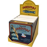 Sardinas De Chocolate Simón Coll 70% Cacao Y Sal Estuche 32 Gr - 20021