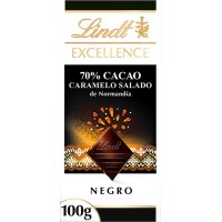 Xocolata Lindt Excellence 70% Cacau, Caramel I Sal Rajola 100 Gr - 20035
