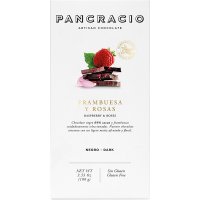 Chocolate Pancracio Frambuesas Y Rosas Negro Tableta 100 Gr - 20083