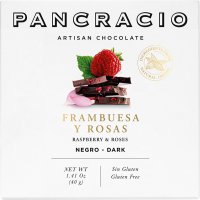 Chocolate Pancracio Frambuesas Y Rosas Negro Tableta 40 Gr - 20088