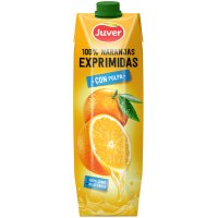 Zumo Juver 100% Naranja Con Pulpa Prisma 1 Lt - 2039