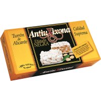 Torró Antiu Xixona Etiqueta Negra Alacant 250 Gr - 20443