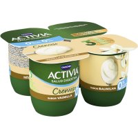 Yogur Danone Activia 0% Cremoso Vainilla 115 Gr Pack 4 - 20695