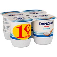 Yogur Danone Natural Pack 4 Flash 1 Euro - 20702