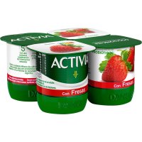 Yogur Danone Activia Fresa 100 Gr Pack 4 - 20738