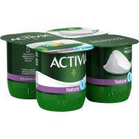 Yogur Danone Activia 0% Natural 120 Gr Pack 4 - 20740