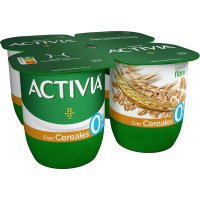 Yogur Danone Activia 0% Cereales 120 Gr Pack 4 - 20752