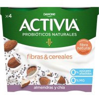 Iogurt Danone Activia 0% Chia I Ametlles 115 Gr Pack 4 - 20754