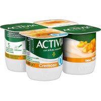 Yogur Danone Activia 0% Cremoso Mango 110 Gr Pack 4 - 20758