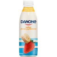 Yogur Danone Para Beber Fresa/platano Bote 550 Gr - 20786